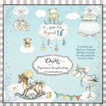 Dayka Trade Y por fin llegaste tu bebe niño 2018 la esquinita del scrap scrapbook coleccion papeles die cuts sellos stickers pads 1
