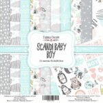 Scandi Baby Boy FABRIKA DECORU scrapbook la esquinita del scrap tienda online de scrapbooking venta de colecciones papeles stickers die cuts chapas troqueles suajes sellos 1