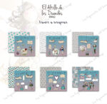 Vamos a scrapear El Altillo de los duendes scrapbook material la esquinita scrap sellos coleccion papeles stickers die cuts troqueles 1