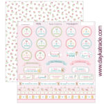 PAPEL MI PRIMER AÑO NIÑA Dayka Trade la esquinita del scrap scrapbook coleccion papeles die cuts sellos stickers pads