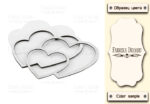 CORAZONES HEARTHS SHAKER FABRIKA DECORU la esquinita del scrap scrapbooking papeles stickers perforadoras colecciones die cuts sellos tintas troquelados online