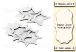ESTRELLAS STARS SHAKER FABRIKA DECORU la esquinita del scrap scrapbooking papeles stickers perforadoras colecciones die cuts sellos tintas troquelados online