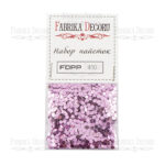 LILA LENTEJUELAS SEQUINS FABRIKA DECORU la esquinita del scrap scrapbooking papeles stickers perforadoras colecciones sellos tintas troquelados online 1