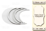 LUNA MOON SHAKER FABRIKA DECORU la esquinita del scrap scrapbooking papeles stickers perforadoras colecciones die cuts sellos tintas troquelados online