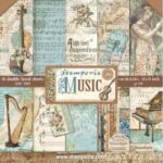Music STAMPERIA scrapbook la esquinita del scrap tienda online de scrapbooking venta de colecciones papeles stickers die cuts chapas troqueles suajes sellos 1