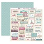 PAPEL ETIQUETAS VIAJE Dayka Trade la esquinita del scrap scrapbook coleccion papeles die cuts sellos stickers pads