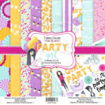 PARTY GIRL FABRIKA DECORU la esquinita del scrap scrapbooking papeles stickers perforadoras colecciones sellos tintas die cuts online 1