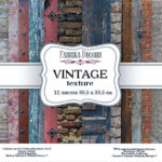 VINTAGE TEXTURE FABRIKA DECORU la esquinita del scrap scrapbooking papeles stickers perforadoras colecciones sellos tintas die cuts online 1