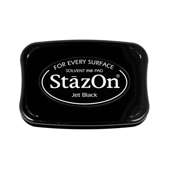 almohadilla de tinta Stazon Jet Black