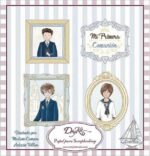 Comunión niño 2019 Dayka la esquinita del scrap scrapbook coleccion papeles die cuts sellos stickers pads 1
