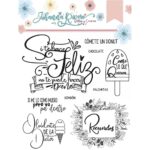 CANDY BAR Johanna Rivero colección papeles scrapbook 2019 La esquinita del scrap sellos die cuts herramientas