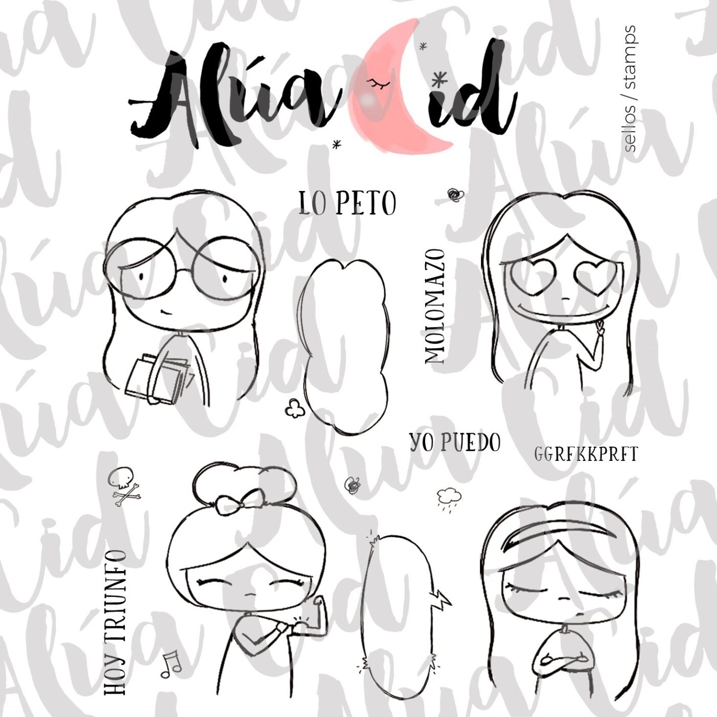 MOLOMAZO Alúa Cid scrapbook la esquinita del scrap tienda online de scrapbooking venta de colecciones papeles stickers die cuts chapas troqueles suajes sellos 2