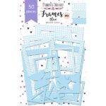 blue set de 50 marcos frames fabrika decoru la esquinita del scrap México scrapbooking 1