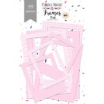 pink set de 50 marcos frames fabrika decoru la esquinita del scrap México scrapbooking 1