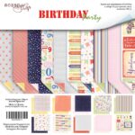 BIRTHDAY PARTY Scrapmir colección niños cumpleaños fiesta niñas infantil celebración scrapbook 8x8 la esquinita del scrap México 2 min