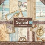 SEA LAND STAMPERIA scrapbook la esquinita del scrap online de scrapbooking coleccion papel stickers die cuts chapas troqueles suajes sellos