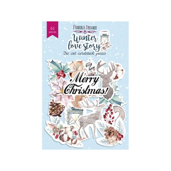 WINTER LOVE STORY Fabrika Decoru colección papeles scrapbooking invierno romántico nieve la esquinita del scrap México 1