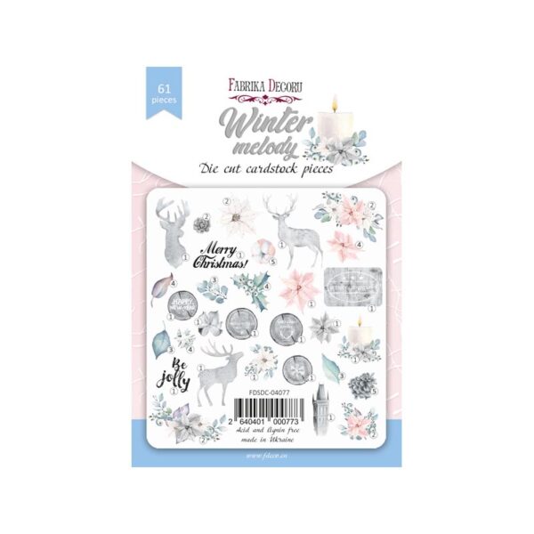 WINTER MELODY Fabrika decoru scrapbooking colección navidad nieve invierno fiestas la esquinita del scrap México16