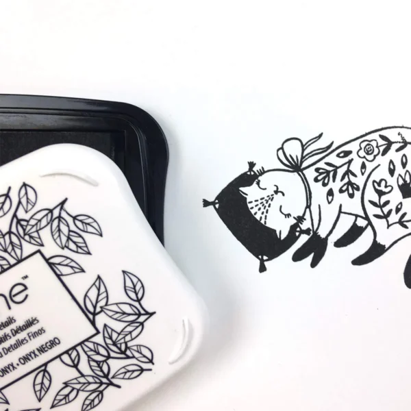 almohadilla de tinta Versafine Onyx Black 3