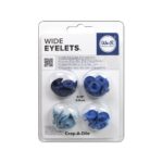 ojillos eyelets wide blue anchos azules WRMK We R Memory Keepers scrapbook La esquinita del scrap México 1