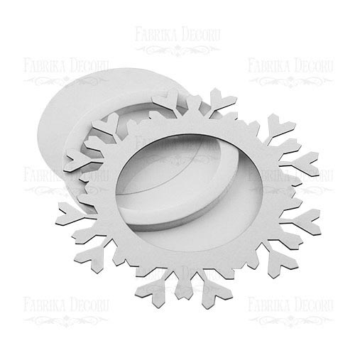 COPO DE NIEVE SNOWFLAKE SHAKER FABRIKA DECORU la esquinita del scrap scrapbooking papeles stickers perforadoras colecciones die cuts sellos tintas troquelados online