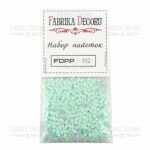 Estrellas Menta 012 LENTEJUELAS SEQUINS - FABRIKA DECORU la esquinita del scrap scrapbooking papeles stickers perforadoras colecciones sellos tintas troquelados online