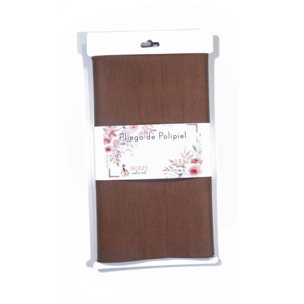 polipiel SUZZY encuadernación midori ecopiel scrapbook La esquinita del scrap México POLIBRO6 - MADERA ACACIA