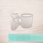 09940 taza de café corazón cupcake die cut suaje troquel metálico La esquinita del scrap México