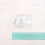 07959 perros suaje troquel metálico scrapbook La esquinita del scrap México