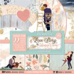 colección LOVE STORY de Johanna Rivero Stampería scrapbook La esquinita del scrap México