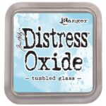 tumbled glass DISTRESS OXIDE INK PAD - ranger Tim Holtz la esquinita del scrap Mexico scrapbook