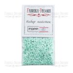 413 menta LENTEJUELAS SEQUINS - FABRIKA DECORU la esquinita del scrap scrapbooking papeles stickers perforadoras colecciones sellos tintas troquelados online