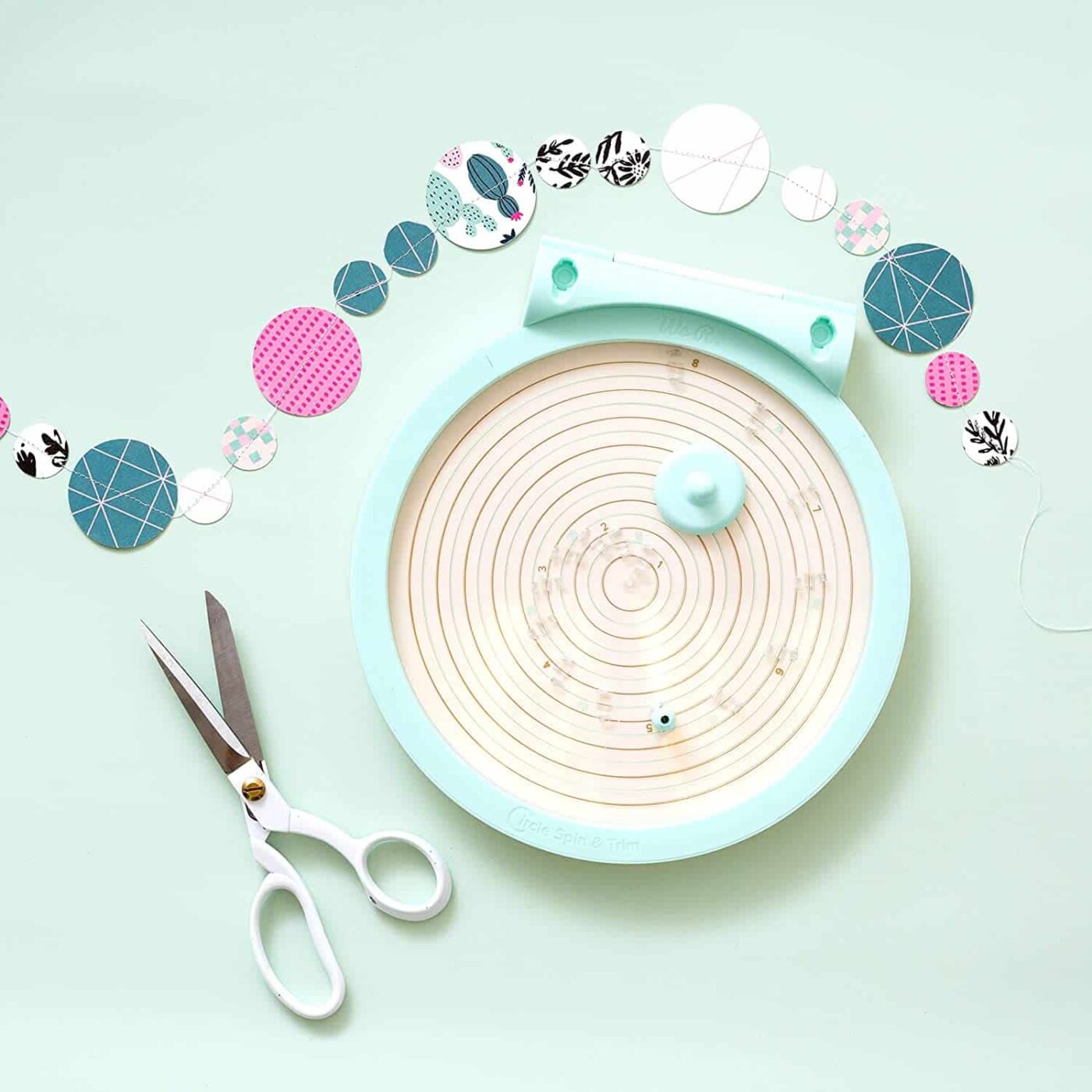 CIRCLE SPIN TRIM herramienta para cortar círculo de giro y corte WRMK scrapbook La esquinita del scrap México