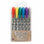 set 4 DISTRESS CRAYONS Tim Holtz Ranger scrapbook La esquinita del scrap México