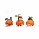 squidgy pumpkin trio EB559 rubber stamp sello de caucho STAMPING BELLA scrapbook La esquinita del scrap México