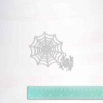 07974 - suaje troquel metálico scrapbook telaraña araña halloween viuda negra La esquinita del scrap México