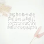 129073 letras abecedario minúsculas y números