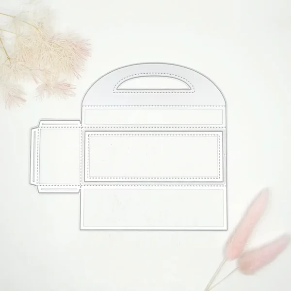 199030 caja 3D rectangular con asa