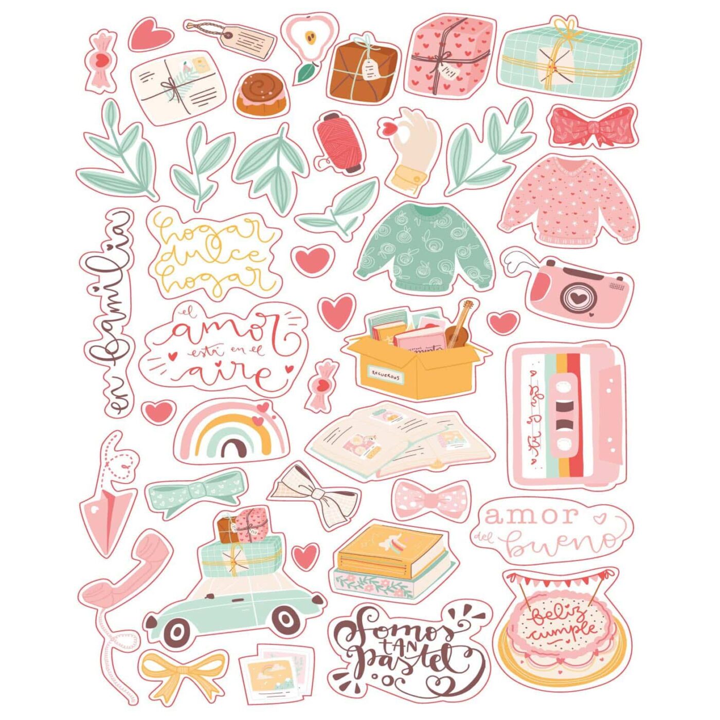 die cuts LAZOS Sami Garra scrapbook Basic Crea La esquinita del scrap México