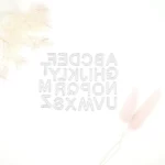 099149 letras abecedario mayúsculas pespunteadas