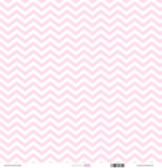 PAPEL BÁSICO IMPRESO UNA CARA 12"X12" CHEVRON ROSA BEBÉ