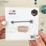 metacrilato charms colección ME GUSTA scrapbook DUNAON La esquinita del scrap México