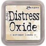 antique linen DISTRESS OXIDE INK PAD - ranger Tim Holtz la esquinita del scrap Mexico scrapbook