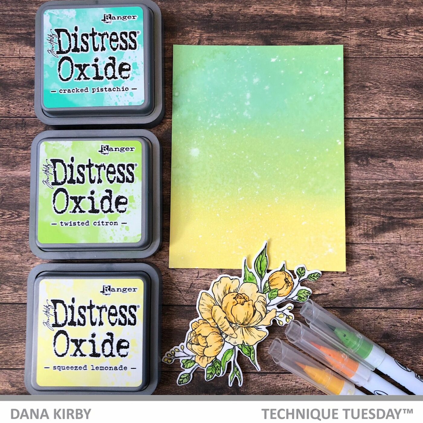 twisted citron DISTRESS OXIDE INK PAD - ranger Tim Holtz la esquinita del scrap Mexico scrapbook