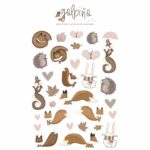 stickers puffy GOLPIÑO Alúa Cid scrapbooking infantil bebé niño niña unisex La esquinita del scrap México