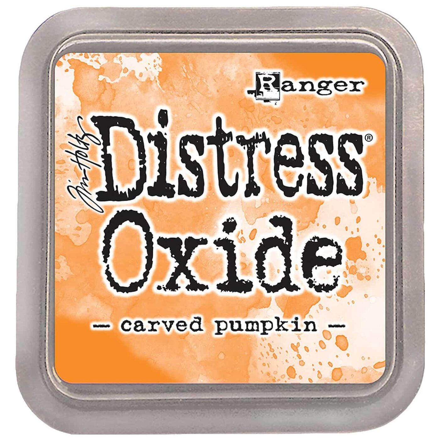 CARVED PUMPKIN DISTRESS OXIDE INK PAD - RANGER Scrapbooking Tim Holtz la esquinita del scrap Mexico