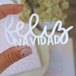 adornos metacrilato feliz navidad colección Mazapán Alúa Cid scrapbooking navidad invierno La esquinita del scrap México