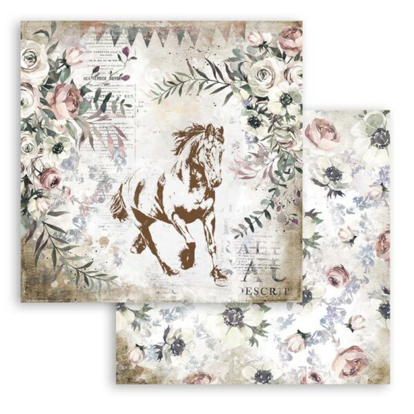 colección Romantic Collection Horses Stampería scrapbooking La esquinita del scrap México