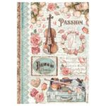 DFSA4621 papel arroz Passion Music scrapbook La esquinita del scrap México