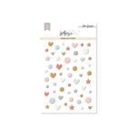 colección bebé BABY M Lora bailora scrapbooking La esquinita del scrap México ELB0100 - ENAMEL DOTS ROSA BABY M